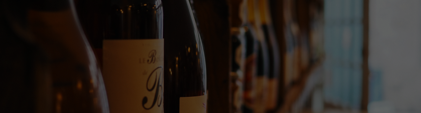 Wine Bottles on a Shelf